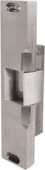 Hes - 13.38" Long x 3/4" Wide, Satin Stainless Steel Finish, Electric Door Strike - 12/24 VDC, Corded Power, Zinc Alloy - Exact Tool & Supply