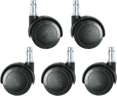 Bevco - Black Caster Set - For Bevco Seating - Exact Tool & Supply