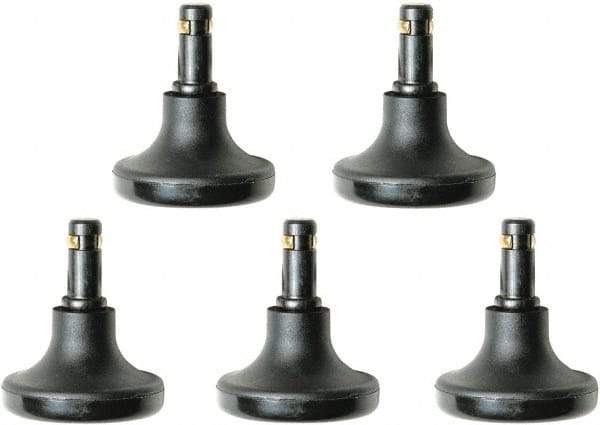 Bevco - Black Replacement Glides - For Bevco Seating - Exact Tool & Supply