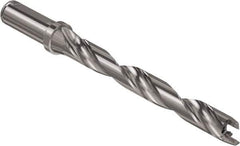 Seco - Crownloc Plus Series, 15 Head Connection, 8xD, 5/8" Shank Diam, Drill Body - 153.2mm Body to Flange Length, SD408 Toolholder, 15mm Nose Diam, 138.2mm Flute Length - Exact Tool & Supply