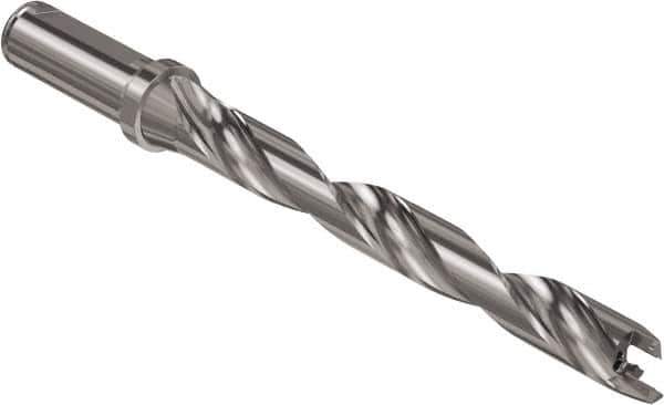 Seco - Crownloc Plus Series, 12 Head Connection, 8xD, 5/8" Shank Diam, Drill Body - 125mm Body to Flange Length, SD408 Toolholder, 12.5mm Nose Diam, 112.5mm Flute Length - Exact Tool & Supply