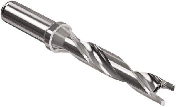Seco - Crownloc Plus Series, 17 Head Connection, 5xD, 3/4" Shank Diam, Drill Body - 118.6mm Body to Flange Length, SD405 Toolholder, 17mm Nose Diam, 4" Flute Length - Exact Tool & Supply