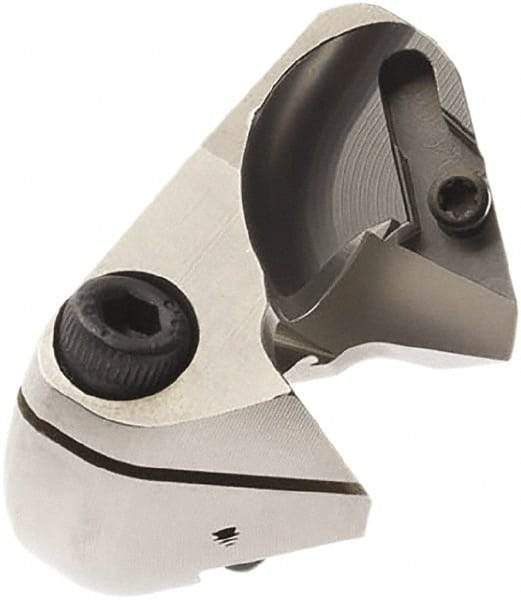 Seco - Series Crownloc Plus, 12mm ID, 40mm Overall Diam, 20mm OAL Drilling Chamfer Ring - VCGX090202 Insert, 45° Chamfer, 2 Inserts - Exact Tool & Supply