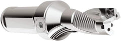 Seco - 3" Max Drill Depth, 2xD, 1-1/2" Diam, Indexable Insert Drill - 2 Inserts, 1-1/2" Shank Diam, Straight Shank - Exact Tool & Supply