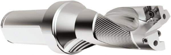 Seco - 72mm Max Drill Depth, 2xD, 36mm Diam, Indexable Insert Drill - 2 Inserts, 32mm Shank Diam, Straight Shank - Exact Tool & Supply