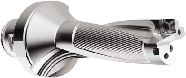 Seco - 117mm Max Drill Depth, 3xD, 39mm Diam, Indexable Insert Drill - 2 Inserts, 28mm Shank Diam, Straight Shank - Exact Tool & Supply
