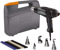 Steinel - 120 to 1,100°F Heat Setting, 4 to 13 CFM Air Flow, Heat Gun Kit - 120 Volts, 13.2 Amps, 1,500 Watts, 6' Cord Length - Exact Tool & Supply