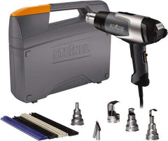 Steinel - 120 to 1,150°F Heat Setting, 4 to 13 CFM Air Flow, Heat Gun Kit - 120 Volts, 13.3 Amps, 1,600 Watts, 6' Cord Length - Exact Tool & Supply