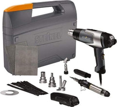 Steinel - 120 to 1,200°F Heat Setting, 4 to 13 CFM Air Flow, Heat Gun Kit - 120 Volts, 13.5 Amps, 1,600 Watts, 6' Cord Length - Exact Tool & Supply
