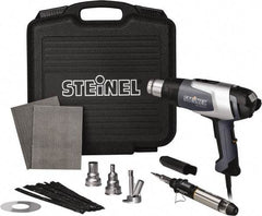 Steinel - 120 to 1,200°F Heat Setting, 4 to 13 CFM Air Flow, Heat Gun Kit - 120 Volts, 13.5 Amps, 1,600 Watts, 6' Cord Length - Exact Tool & Supply