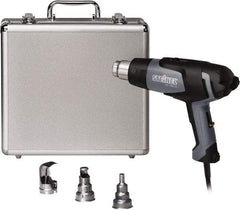 Steinel - 120 to 1,100°F Heat Setting, 1 to 13 CFM Air Flow, Heat Gun Kit - 120 Volts, 13.2 Amps, 1,600 Watts, 6' Cord Length - Exact Tool & Supply