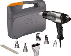 Steinel - 120 to 1,150°F Heat Setting, 4 to 13 CFM Air Flow, Heat Gun Kit - 120 Volts, 13.3 Amps, 1,600 Watts, 6' Cord Length - Exact Tool & Supply