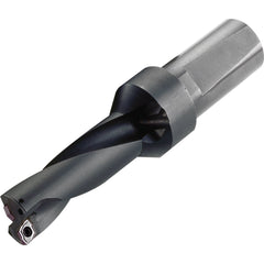 Kyocera - Indexable Insert Drills; Drill Style: DRZ ; Drill Diameter (Decimal Inch): 1.4180 ; Maximum Drill Depth (Inch): 4.25 ; Shank Type: Cylindrical ; Shank Diameter (Inch): 1.25 ; Cutting Direction: Right Hand - Exact Tool & Supply
