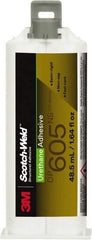 3M - 48.5 mL Cartridge Two Part Urethane Adhesive - 5 min Working Time - Exact Tool & Supply