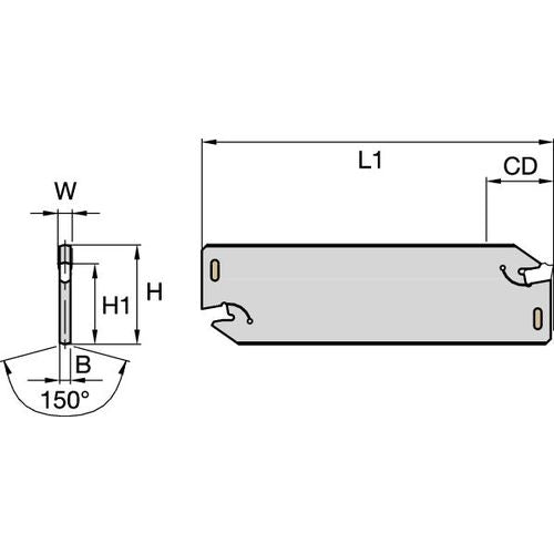 12251368000 W TOOLHOLDER - Exact Tool & Supply