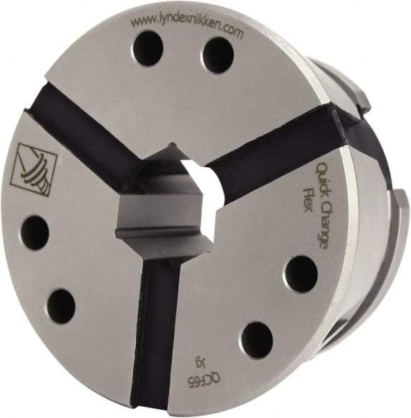 Lyndex - 1-5/8", Series QCFC65, QCFC Specialty System Collet - 1-5/8" Collet Capacity, 0.0004" TIR - Exact Tool & Supply
