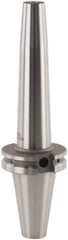 Lyndex - 1/8" Hole Diam, CAT40 Taper Shank Shrink Fit Tool Holder & Adapter - 6.3" Projection, 0.39" Nose Diam, Through Coolant - Exact Tool & Supply