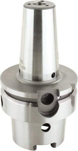 Lyndex - 1/4" Hole Diam, HSK63A Taper Shank Shrink Fit Tool Holder & Adapter - 3.15" Projection, 0.79" Nose Diam, Through Coolant - Exact Tool & Supply