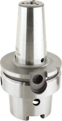 Lyndex - 1/4" Hole Diam, HSK63A Taper Shank Shrink Fit Tool Holder & Adapter - 3.15" Projection, 0.79" Nose Diam, Through Coolant - Exact Tool & Supply