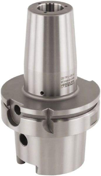 Lyndex - 3/8" Hole Diam, HSK100A Taper Shank Shrink Fit Tool Holder & Adapter - 3.54" Projection, 0.94" Nose Diam, Through Coolant - Exact Tool & Supply