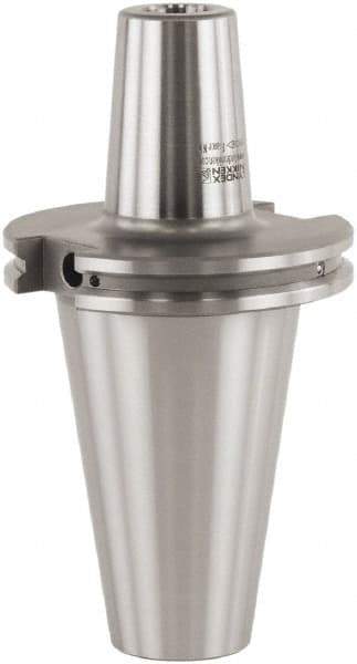 Lyndex - 0.1181" Hole Diam, CAT50 Taper Shank Shrink Fit Tool Holder & Adapter - 3.145" Projection, 0.3937" Nose Diam, Through Coolant - Exact Tool & Supply