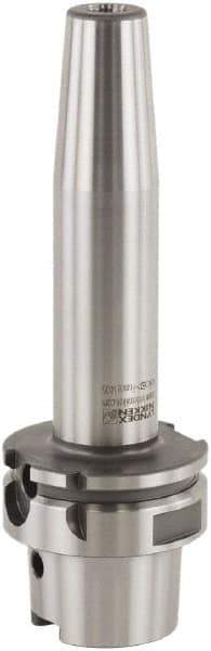 Lyndex - 0.3937" Hole Diam, HSK63A Taper Shank Shrink Fit Tool Holder & Adapter - 6.2992" Projection, 0.9449" Nose Diam, Through Coolant - Exact Tool & Supply
