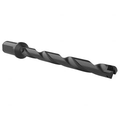 Allied Machine and Engineering - 45/64" to 15/16" Diam 8-5/8" Max Depth Helical Flute Spade Drill - Exact Tool & Supply