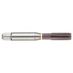 1/4-20 Dia. - 2B - 4 FL - Cobalt Straight Flute Semi-Bott White Ring Tap - Firex - Exact Tool & Supply