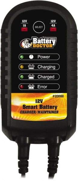 Battery Doctor - 12 Volt Automatic Charger/Maintainer - 1 Amps/4 Amps - Exact Tool & Supply