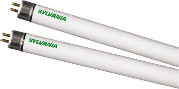 SYLVANIA - 54 Watt Fluorescent Tubular Miniature Bi-Pin Lamp - 4,100°K Color Temp, 4,450 Lumens, T5, 40,000 hr Avg Life - Exact Tool & Supply