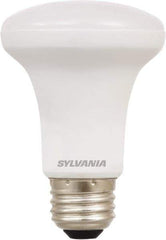 SYLVANIA - 5 Watt LED Flood/Spot Medium Screw Lamp - 2,700°K Color Temp, 350 Lumens, Dimmable, Shatter Resistant, R20, 11,000 hr Avg Life - Exact Tool & Supply