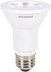 SYLVANIA - 6 Watt LED Flood/Spot Medium Screw Lamp - 3,000°K Color Temp, 425 Lumens, Shatter Resistant, PAR20, 25,000 hr Avg Life - Exact Tool & Supply