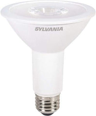 SYLVANIA - 9 Watt LED Flood/Spot Medium Screw Lamp - 3,000°K Color Temp, 700 Lumens, Shatter Resistant, PAR30L, 25,000 hr Avg Life - Exact Tool & Supply