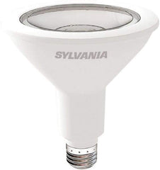 SYLVANIA - 13 Watt LED Flood/Spot Medium Screw Lamp - 3,000°K Color Temp, 1050 Lumens, Shatter Resistant, PAR38, 25,000 hr Avg Life - Exact Tool & Supply