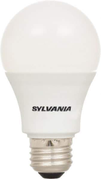 SYLVANIA - 14 Watt LED Residential/Office Medium Screw Lamp - 2,700°K Color Temp, 1,500 Lumens, Shatter Resistant, A19, 11,000 hr Avg Life - Exact Tool & Supply