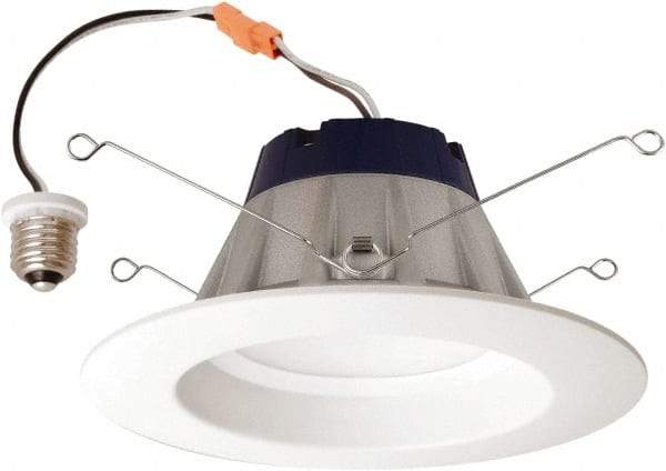 SYLVANIA - 7.3" Long x 4.85" Wide LED Downlight - 10 Watt, IC Rated, Recessed Housing - Exact Tool & Supply