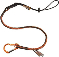 Ergodyne - 70" Tool Lanyard - Carabiner Connection, Orange - Exact Tool & Supply