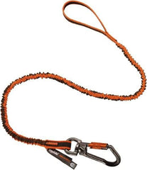 Ergodyne - 70" Tool Lanyard - Carabiner Connection, Orange - Exact Tool & Supply