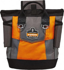 Ergodyne - General Purpose Holster with 1 Pocket - Ballistic Polyester, Orange, 11-1/2" Wide x 10" High x 6" Deep - Exact Tool & Supply