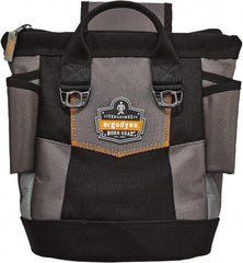 Ergodyne - General Purpose Holster with 10 Pockets - Ballistic Polyester, Gray, 11-1/2" Wide x 13" High x 6" Deep - Exact Tool & Supply