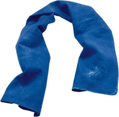 Ergodyne - Size 29-1/2", Cooling Towel - Blue Solid Pattern, PVA - Exact Tool & Supply