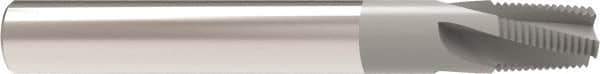 Allied Machine and Engineering - 1 - 11-1/2 NPT, 0.745" Cutting Diam, 5 Flute, Solid Carbide Helical Flute Thread Mill - Internal/External Thread, 1-7/32" LOC, 39mm OAL, 3/4" Shank Diam - Exact Tool & Supply