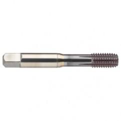 M5 x .80 Dia. - 6HX - 4 FL - Cobalt Semi-Bott Tap FORM-C-TiCN - Exact Tool & Supply