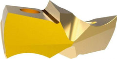 Allied Machine and Engineering - 30.4mm Diam, Seat Code 29, 140° Included Angle Spade Drill Insert - TiN Coated, Carbide, Series GEN3SYS XT Pro - Exact Tool & Supply