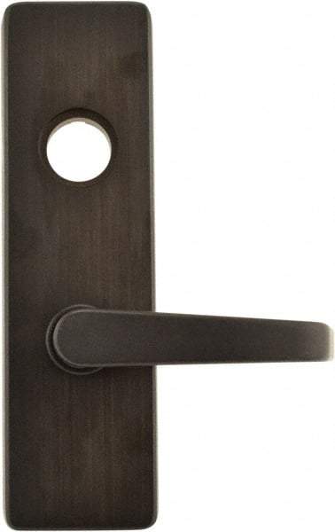 Stanley - Oil Rubbed Bronze Finish, Steel Lever Trim - Right Hand Reverse, For Exit Devices - Exact Tool & Supply