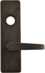 Stanley - Oil Rubbed Bronze Finish, Steel Lever Trim - Right Hand Reverse, For Exit Devices - Exact Tool & Supply