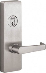 Stanley - Satin Stainless Steel Finish, Steel Lever Trim - Nonhanded, For Exit Devices - Exact Tool & Supply