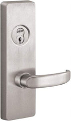 Stanley - Satin Stainless Steel Finish, Steel Lever Trim - Right Hand, For Exit Devices - Exact Tool & Supply