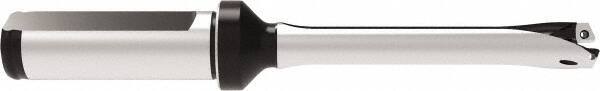 Allied Machine and Engineering - Series 11, 11 to 11.99mm Diam, 16mm Diam Straight Shank with Flange, Straight Flute Spade Drill - 59.9mm Max Depth, 136.4mm OAL, Standard Length, Through Coolant - Exact Tool & Supply