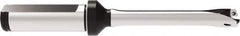 Allied Machine and Engineering - Series 11, 11 to 11.99mm Diam, 5/8" Diam Straight Shank with Flange, Straight Flute Spade Drill - 1-8/19" Max Depth, 4-13/32" OAL, Standard Length, Through Coolant - Exact Tool & Supply
